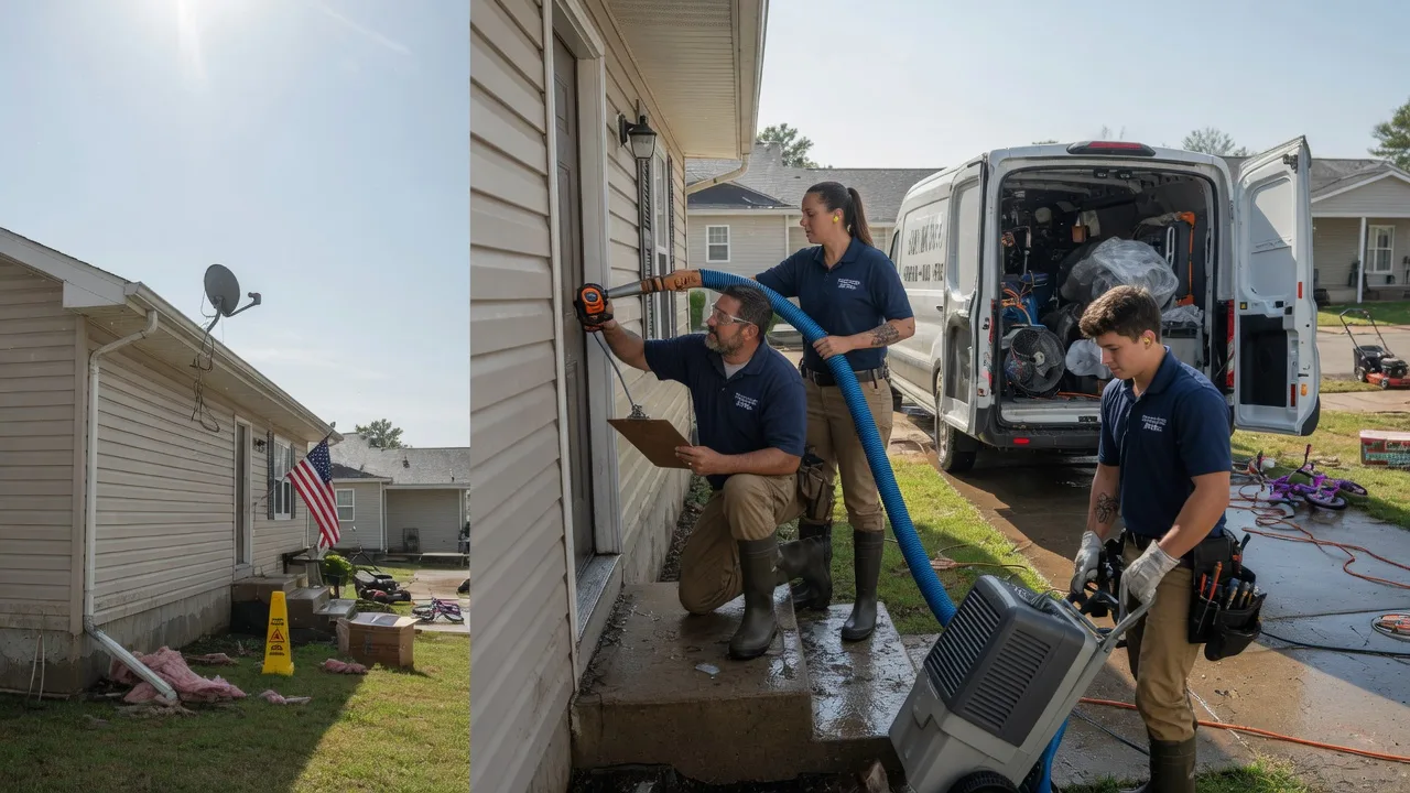 Ceiling Water Damage Restoration in Paris, OH near me